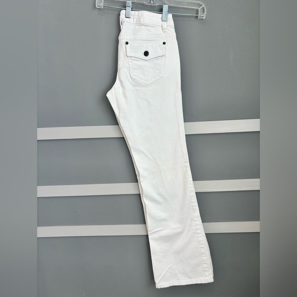 Banana Republic White Flare Jeans - Picture 6 of 6